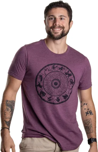Miniatura 3 de Zodiac Wheel - Camiseta de triblend unisex con diseño de horóscopo y astrología espiritual