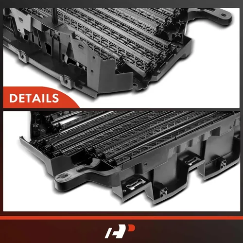 Miniatura 8 de A-Premium Rejilla superior delantera del radiador, obturador de aire con conjunto de motor actuador, compatible con Ford F150 2018 2019 2020