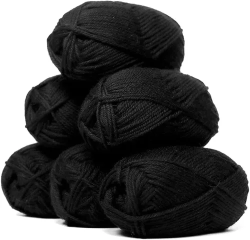 Miniatura 13 de 100% lana pura Superwash de Alpaca Warehouse, juego de 3 madejas (150 gramos) de peso DK - Procedencia directa de Perú - Celestialmente suave
