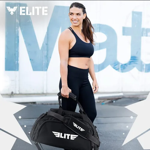 Miniatura 6 de Elite Sports Warrior Series bolsa de lona para boxeo, MMA, gimnasio y artes marciales
