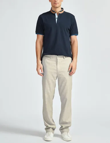 Miniatura 5 de GAVIN BLEU Polo de manga corta con cuello en V para hombre