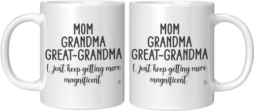 Miniatura 5 de ODDITEES Taza de café con texto en inglés "I Just Keep Getting More Magnificent" con texto en inglés "I Just Keep Getting More Magnificent