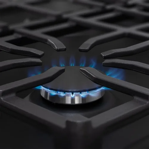 Miniatura 8 de RecPro Estufa RV Cocina de gas independiente de acero inoxidable o negro de 24 pulgadas 12000 BTU 4 quemadores 4 patas de nivelación