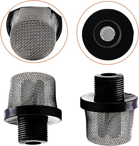 Miniatura 6 de Juego de filtros de repuesto para filtros rociadores de pintura Graco - (2+10 unidades) 288716 rosca de filtro de entrada de 3/4 pulgadas y 288749