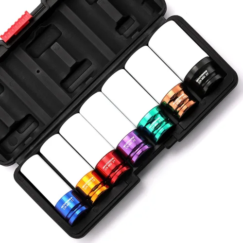 MIXPOWER Protector de rueda de transmisión de 1/2 pulgada, juego de 7 piezas de enchufe de impacto profundo de pared delgada, enchufe de tuerca de