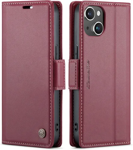 Miniatura 28 de QLTYPRI Funda tipo cartera para iPhone 7/8/SE 2020/SE 2022 5G, funda magnética de piel sintética de alta calidad con bloqueo RFID, ranuras