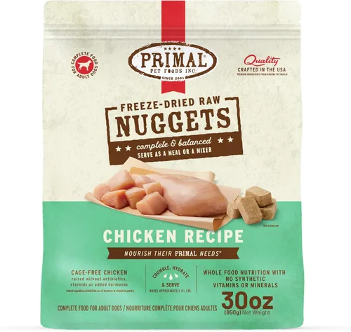 Miniatura 15 de Primal - Nuggets de comida cruda liofilizada para perros, venado, comida completa y equilibrada, también se puede utilizar como adorno o golosina