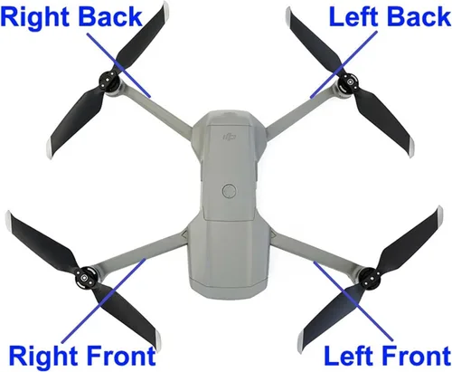 Miniatura 6 de SeiZed Brazos de motor Brazo delantero con soporte Motor trasero izquierdo brazo derecho pieza de repuesto como repuesto para D-JI Mavic Air 2 Parte
