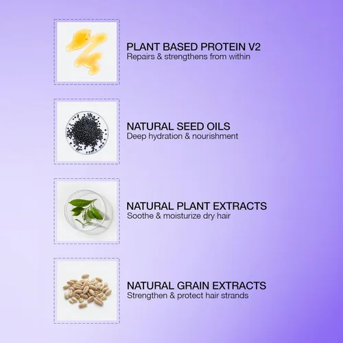 Miniatura 6 de GK HAIR Champú plateado con vitamina B5, 24 onzas, elimina los tonos amarillos y naranjas de cabello rubio, gris y plateado Champú tonificante