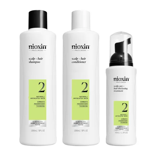 Miniatura 12 de NIOXIN Kits de sistema de engrosamiento del cuero cabelludo + cabello Para cabello natural, teñido y dañado con adelgazamiento ligero a progresado