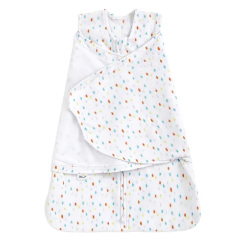 HALO SleepSack saco de dormir envolvente de 100 % algodón para recién nacido Confetti