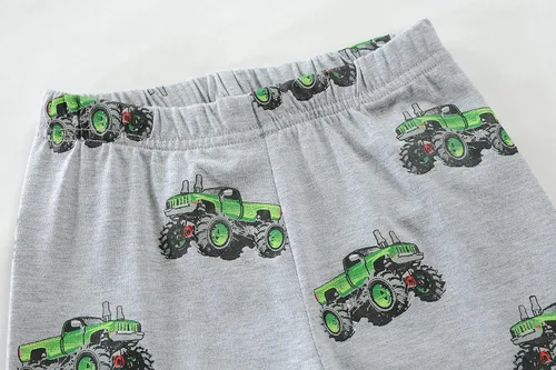 Miniatura 7 de Little Hand Pijamas de algodón para niños pequeños, diseño de dinosaurio, planetas, 2 piezas, ropa de dormir, conjuntos de ropa de dormir de 2 a 7