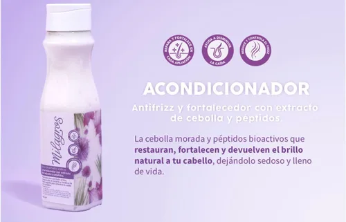 Miniatura 5 de Champú y Acondicionador - Cebolla 100% natural Combate la caida del cabello y promueve su crecimiento.