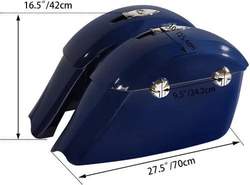 Miniatura 2 de Bolsa de Sillín TCMT con Cierre Electrónico Compatible con Indian 2015-2025 Roadmaster 2016-2025 Springfield 2014-2018 Chieftain 2018-2020 Chieftain