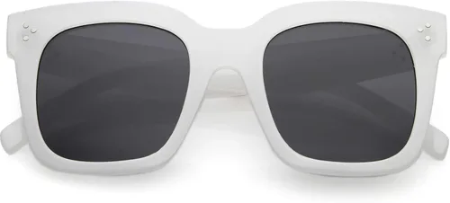 Miniatura 25 de zeroUV - Gafas de sol cuadradas retro de moda de gran tamaño para mujer estilo vintage 1.969 pulgadas