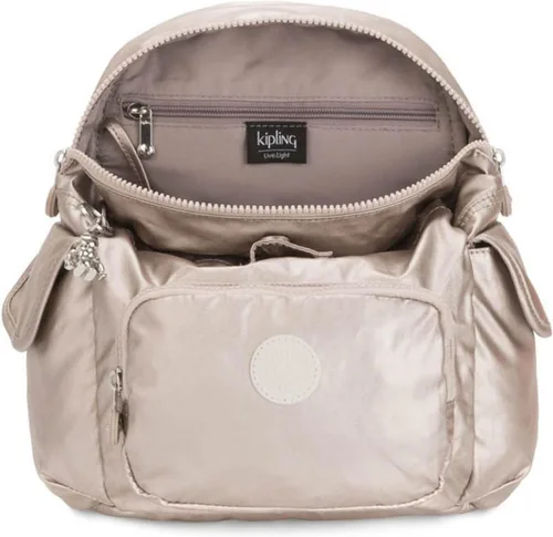 Miniatura 5 de Kipling CITY PACK MINI Mochila pequeña, Brillo metálico., Tamaño único