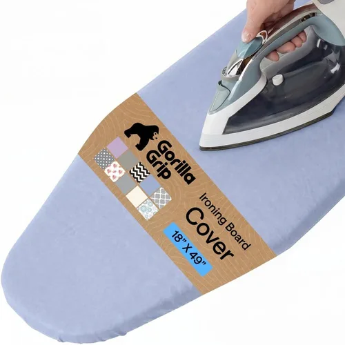 Miniatura 27 de GORILLA GRIP The Original - Funda y almohadilla para tabla de planchar, revestimiento de silicona, acolchado grueso resistente a la quemadura, Gris
