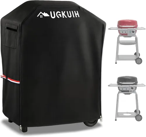 Miniatura 13 de Fundas para Big Green Egg que se ajustan a Parrilla de Cerámica Kamado de 60 Pulgadas, Cubierta de Mesa para Big Green Egg de Exterior Resistente