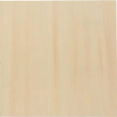 Miniatura 4 de Paquete de 10 hojas de madera de tilo de 0.118 in, 10 x 10 x 1/8 pulgadas, madera fina natural sin terminar para manualidades, pintura, pasatiempos