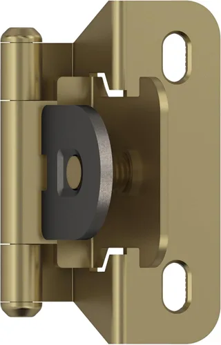 Miniatura 17 de Amerock Bisagra de gabinete doble desmontable Bisagra insertada de 3/8 pulgadas (10 mm) Bronce frotado con aceite Juego de 2 Bisagra