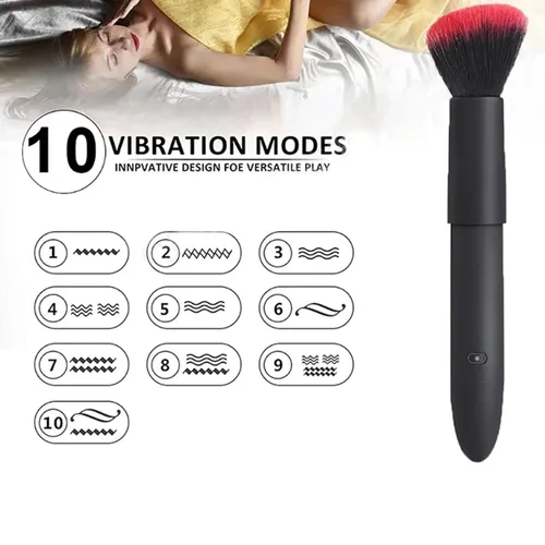 Miniatura 5 de 10 brochas de maquillaje motorizadas recargables por USB – Multifuncional cepillo de polvo suelto para corrector o rubor