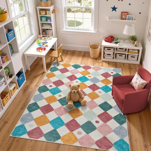 Miniatura 22 de jinchan Alfombra a rayas de 2 x 3 para entrada, alfombra de cocina, tapete pequeño, antideslizante, ligero, de bajo perfil, decoración para entrada