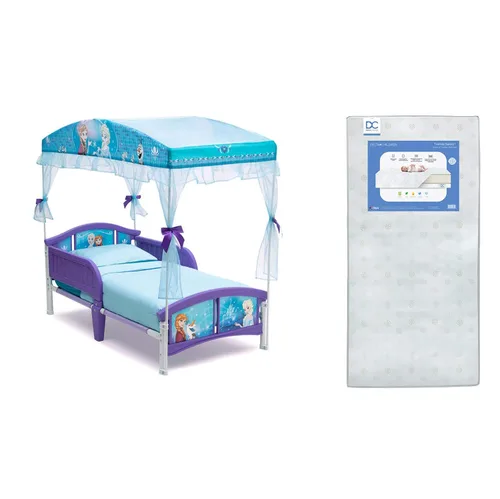 Miniatura 10 de Delta Children Cama Infantil con Dosel, Princesa de Disney y Organizador de Almacenamiento de Juguetes Diseño y Almacenamiento de 6 Compartimientos
