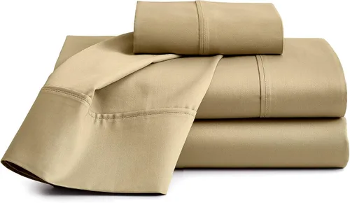 Miniatura 19 de Sábanas de cama 100% algodón orgánico de bolsillo extra profundo, tamaño individual, color burdeos, sábanas orgánicas de 1000 hilos, sábanas