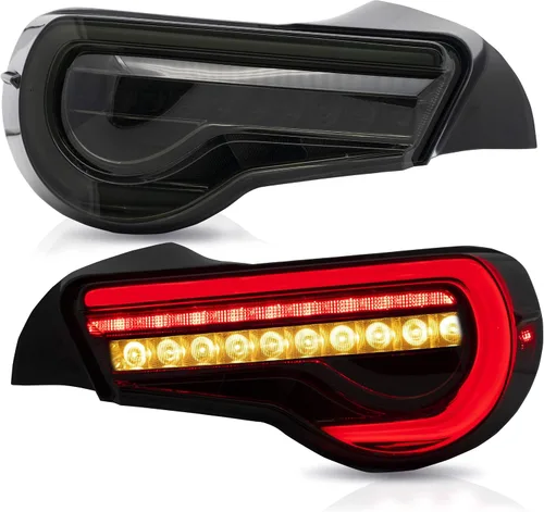 Miniatura 15 de VLAND Conjunto de luces traseras para Toyota GT86 2012-2020, BRZ 2013-2018, FRS 2012-2016 con señal de giro, luz LED DRL, enchufar y usar