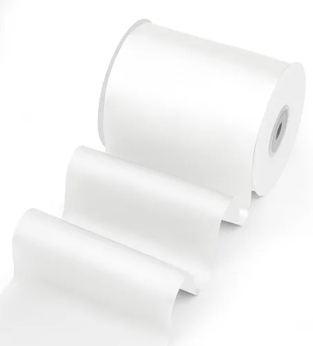 Miniatura 93 de Cinta de tela de satén de 1-1/2 pulgadas de ancho x 50 yardas, cinta negra perfecta para lazos de bricolaje, guirnaldas, envoltura de regalos