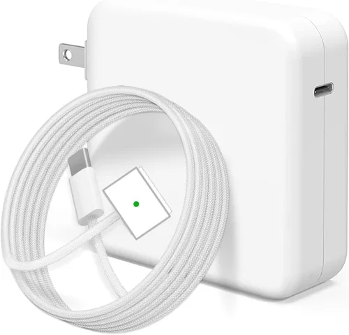Cargador para Mac Book Air 15 13 pulgadas Mac Book Pro14 pulgadas M5 M4 M3 M2 M1 2026 2025 2024 2023 2022 2021 70W USB-C a Mag 3 adaptador de