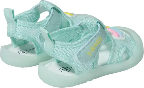 Miniatura 5 de Sandalias de verano para bebé, malla transpirable, suela de goma, antideslizantes, zapatos para exteriores para niños y niñas de 9 a 30 meses
