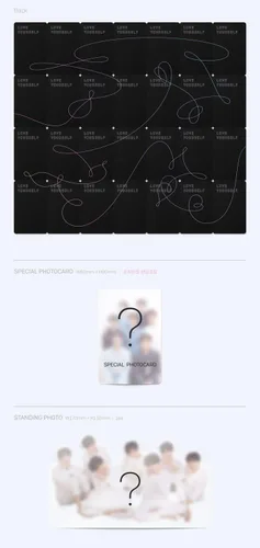 Miniatura 3 de BTS [LOVE YOURSELF TEAR] 3er álbum R Ver CD+PhotoBook+MiniBook+PhotoCard+StandingPhoto+Número de seguimiento K-POP SELLADO