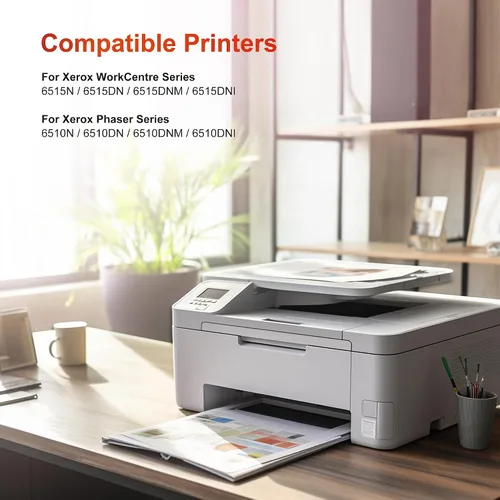 Miniatura 3 de ejet Cartucho de tóner compatible de reemplazo para Xerox WorkCentre 6515, tóner Phaser 6510 Trabaja con impresoras Xerox Phaser 6510, WorkCentre