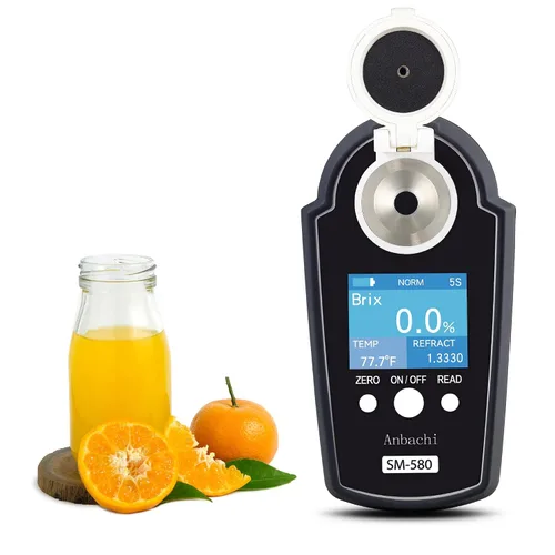 Miniatura 2 de Refractómetro digital Probador digital BRIX Medidor de azúcar Ideal para agua potable Bebidas Kombucha Huerto Jugo de frutas Contenido