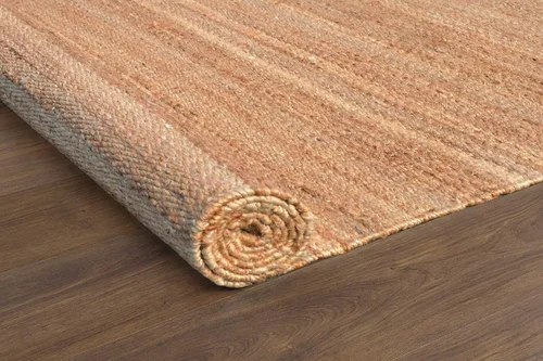 Miniatura 4 de Antep Rugs Alfombra de fibra de yute tejida a mano natural para interiores 8x10 (Natural, 7'10" x 10')