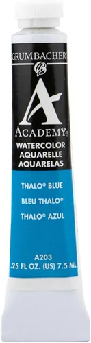 Miniatura 7 de Grumbacher Academy - Pintura de acuarela, 0.25 onzas, tono azul cerúleo (A039)
