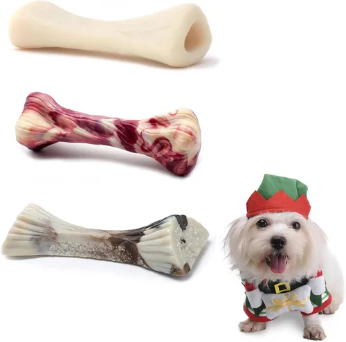 Miniatura 11 de Juguetes para perros para masticadores agresivos, juguetes duraderos para perros de raza grande, hechos con nailon, juguete resistente para perros