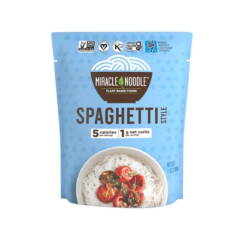 Miniatura 6 de Miracle Noodle Angel Hair Shirataki - Fideos Konjac listos para comer, aptos para dieta cetogénica, paleo, veganos, sin gluten, bajos
