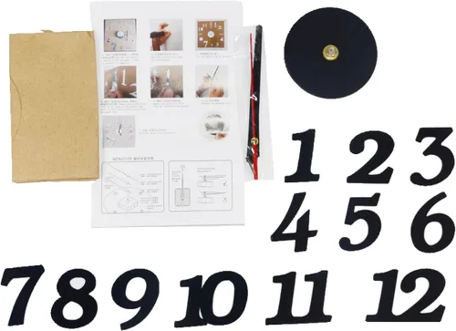 Miniatura 8 de OceeK Reloj de pared para bricolaje, moderno, silencioso, sin tictac, funciona con pilas, cuarzo de calidad 3D sin marco, cierre de pared