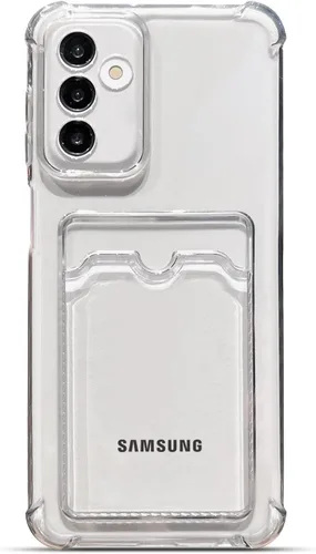 Miniatura 80 de Tuokiou Funda para Samsung Galaxy A14 5G, Fundas Protectoras Transparentes con Ranura para Tarjetas, Funda Cartera de TPU Suave Ajustada Resistente