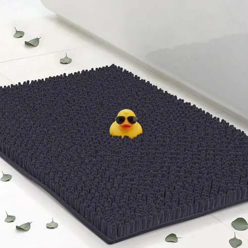Miniatura 18 de ITSOFT Alfombra de Felpa para Baño 59x21 pulgadas, Tapetes de Baño Absorbentes Lavables a Máquina Antideslizantes, de Secado Rápido, Alfombras