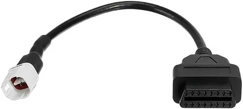 Adaptador de diagnóstico de 4 pines a OBD2 escáner de motocicleta apto para YA motocicleta ATV YZF R1 R6 XSR-700 conector macho de 4 agujas