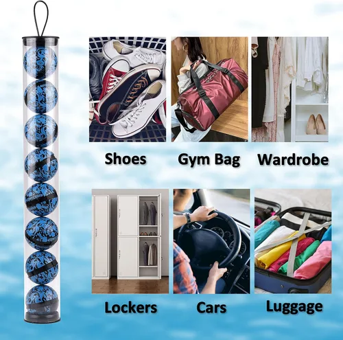Miniatura 5 de Eco-Fused Bolas desodorizantes para tenis, taquillas, bolsas de gimnasio, paquete de 8 unidades, neutraliza el olor del sudor, también ideal