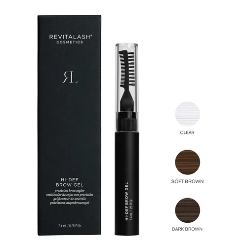Miniatura 2 de RevitaLash Cosméticos, gel de cejas de alta definición, hipoalergénico y libre de crueldad animal Marrón suave