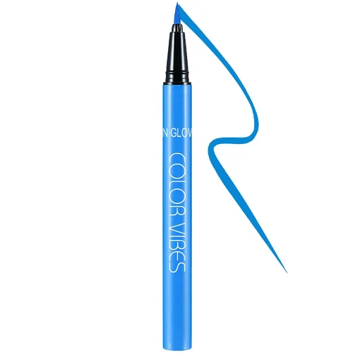 Delineador de ojos líquido de neón UV, delineador de ojos de color mate, delineador de ojos pigmentado a prueba de manchas impermeable, brilla