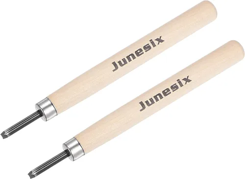 uxcell Cuchillo de tallado de madera, cinceles, acero al carbono 50# de 0.079 in, pequeño triángulo para esculpir escultura artesanal, carpintero,