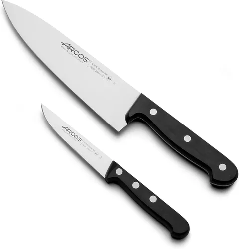 Miniatura 34 de Arcos Cuchillo de chef de 6 pulgadas de acero inoxidable. Cuchillo de cocina para cortar y pelar alimentos pequeños. Mango ergonómico