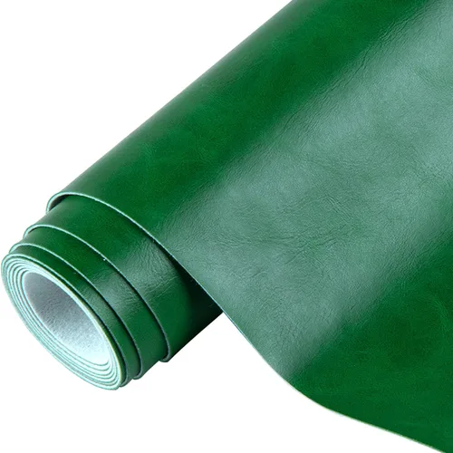 Miniatura 14 de Ramya Rollo de hoja de piel sintética color negro liso de 12 x 53 pulgadas, tela de piel sintética muy adecuada para hacer, aretes de cuero, lazos