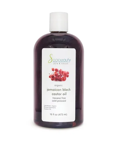 Miniatura 9 de Soapeauty Aceite de ricino negro jamaicano prensado en frío sin refinar Aceite de ricino negro natural 100% puro que promueve una piel y cabello